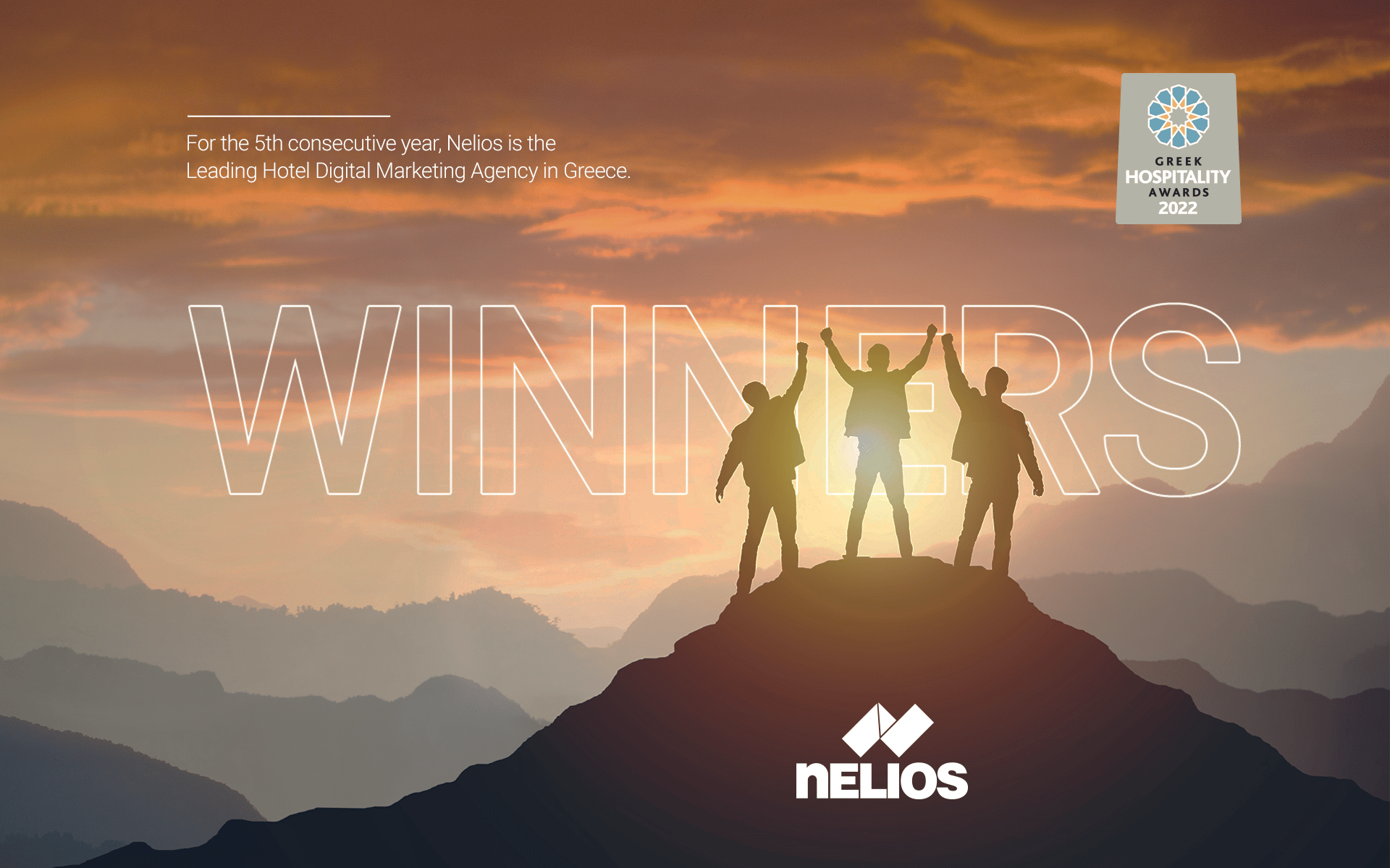Nelios shines at GHA22 | 4 awards in total for its 360 digital services